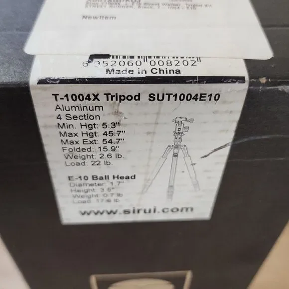 SIRUI Camera Other Digital Accessories T-1004x NEW - Picture 2 of 5